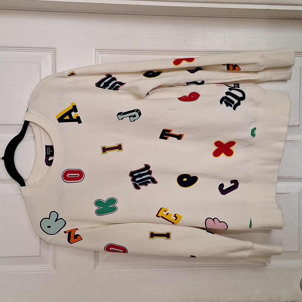 Rowing Blazers Alphabet Crewneck Sweatshirt Size Small